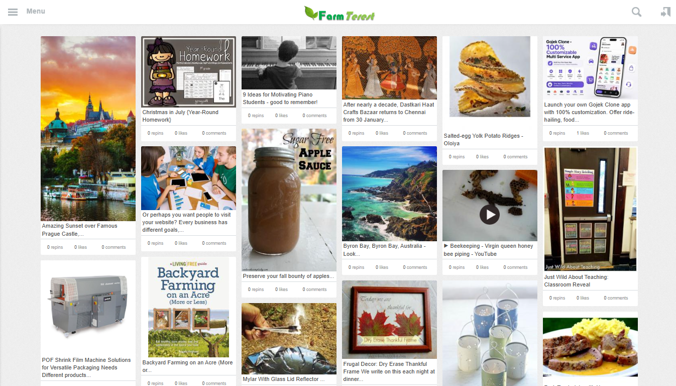 The FarmTerest website